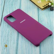 Чехол Silicone case для Samsung A51 2020 фиолетовый (36)