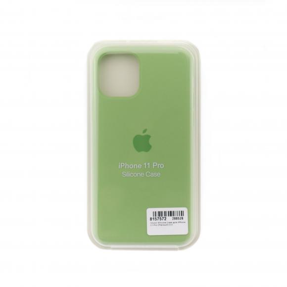 Чехол Silicone Case для iPhone 11 Pro (Мятный) (1)