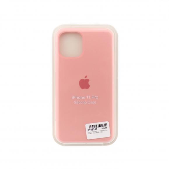 Чехол Silicone Case для iPhone 11 Pro (Розовый) (12)